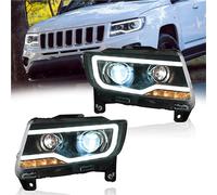 Faros Delanteros LED DRL De Xenón Hid H7 para Jeep para Compass para Grand para Cheroke 2011, 2012, 2013, 2014, 2015, 2016 Coche Faro Principal Montaje