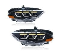 Faros delanteros LED para coche compatibles con Ford Mustang 2015, 2016, 2017, 2018, 2019, 2020, 2021 y 2022. Accesorios mejorados. Conjunto completo de luces delanteras LED.(2018-2022)