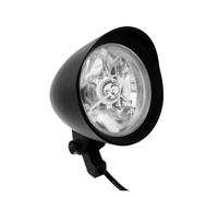 Faros Delanteros Moto Lámparas Para Faros Motocicleta Faro Delantero | Universal 4,5 "de aluminio Tri Bar Visor aleación de bala para Chopper Bobber para café para Racer