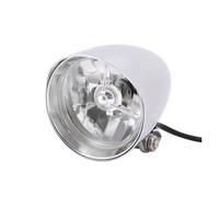 Faros Delanteros Moto Lámparas Para Faros Motocicleta Faro Delantero | Universal 4,5 "de aluminio Tri Bar Visor aleación de bala para Chopper Bobber para café para Racer