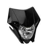 Faros Delanteros Moto Placa Faro Delantero Motocicleta Motocross para CRF150L 150R 150F 230L 250L 250X 250M 300 450L 450X 450RL Faros Auxiliares Moto(Negro)