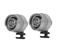 Faros Delanteros para Croc, 2 Piezas de Luz LED IPX5 Impermeables para Zapatos, Abalorios de Luces, 75 Horas que Brillan en la Oscuridad, Zuecos LED Decorativos, Luz para Zapatos (Plata)