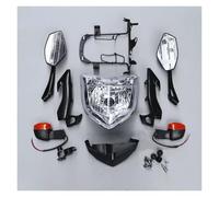Faros Delanteros para FZ1 N para FZ1N para FZ-1 2006 2007 2008 2009 2010 2011 2013 2014 2015 Juego Faros Luz Señal Giro Soporte Espejo Instrumento Faro Motocicleta(D)