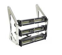 Faros Delanteros Para Grom Para MSX 125SF Para Ducati Para Venom Para MSX125 Faro Delantero Motocicleta Luz Horquilla Delantera Impermeable Lámpara Con Soporte Faro Delantero(30W Flood silver)