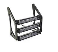 Faros Delanteros Para Grom Para MSX 125SF Para Ducati Para Venom Para MSX125 Faro Delantero Motocicleta Luz Horquilla Delantera Impermeable Lámpara Con Soporte Faro Delantero(18W Spot black)