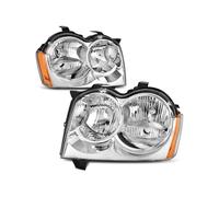 Faros Delanteros para Jeep para Grand para Cherokee 2005 2006 2007 Sin Lámpara Faro Delantero De Coche Faro Principal