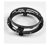 Faros Delanteros Soporte Montaje para Faro LED Redondo 7 Pulgadas para FLD 2012-2013 para Touring 1994-2013 para Softail 1991-2013 con Faro 7 Pulgadas Faro Motocicleta(Black 1PCS)