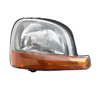 Faros delanteros VP1072P para lado derecho, montaje del lado del pasajero, luz delantera del coche, luz cromada, LHD, compatible con Renault Kangoo 1998 1999 2000 2001 2002 2003