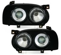 Faros Doble Faro Lente Proyector L+R Para VW GOLF 3 III 91-97