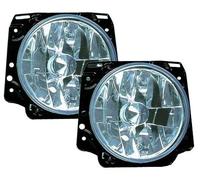 Faros H4 Espejo transparente para Golf 2 - 2 piezas