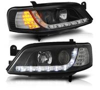 Faros LED Drl De Optica Para Opel Vectra B 95-98 Negro LED
