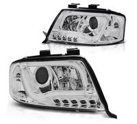 Faros LED DRL Diseño Antiniebla Tuning Tec Para Audi A6 4B 97-01 Cromado