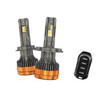 Faros LED H4 de 8800W H1 H7 H11 Kit de Luces LED de Repuesto | 9005 HB3 9006 HB4 6500K 4300K 3000K Control remoto 4 modos Luces del coche 12V 24V Bombilla Coche