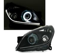 Faros LHD Ojos De Ángel Faros Xenón D2S HID Conjunto Para Vauxhall Astra MK5 H