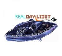 Faros LHD Proyector LED DRL Par Claro Negro Seat Toledo Leon Altea 04-09