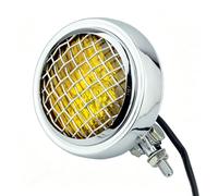 Faros Motocicleta Faro Delantero con Protector Rejilla LED Antiniebla