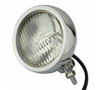 Faros Motocicleta Universal 4,5 "Vintage Faro Sellado Haz Parrilla Protector Faro Antiniebla Lámpara Auxiliar LED Antiniebla