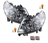 Set Faros Apto para Fiat Ducato 250 11-14 Izquierda y Derecha + Bombilla