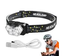 Faros para Frente,Faros LED Recargables - Faros impermeables Luces para acampar Equipo para acampar,Faro brillante, accesorios para acampar, faro para mantenimiento nocturno, trabajo, correr, pescar