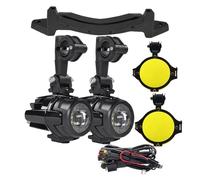 Faros Para Niebla Moto Para BMW Para R1200GS Para R1250GS LC Para ADV 2013-2023 Luces Led De Conducción Lámpara Antiniebla Auxiliar Soporte Montaje(Yellow)