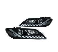 Faros Principales Coche para Audi Q7 2006 2007 2008 2009-2015 LED Faro proyector Lente DRL animación Cabeza lámpara Faro Principal Delante (Tamaño : 2006-2009 No AFS)