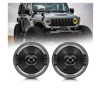 Faros Principales Coche Para Jeep Para Wrangler JK LJ CJ TJ Faros LED De 7 Pulgadas Faros Redondos Con Proyector Luces De Cruce Luces De Giro DRL. Faro Delantero Principal