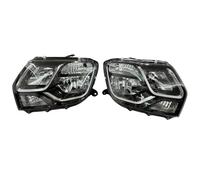 Faros principales Compatible Con Dacia Para Duster 2013 2014 2015 2016 2017 260605020R Faro Delantero Derecho E Izquierdo DRL Luz De Conducción Conjunto De Faros Delanteros(1 pair)