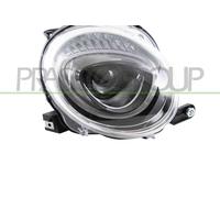 Faros Principales Derecho H7 Con Motor LWR Compatible Para Fiat 500 312