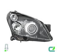 Faros Principales Derecho Halógeno/Bi-Xenón W5W HELLA Para Opel Astra H (A04)