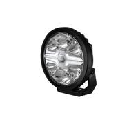 Hella LED-Faro de Carretera - Blade Black 7" - 12/24V - Redondo - Número de Referencia: 50 - Transparente - Color de la luz: Blanco - Cable: 500mm - Frontal, Posición luz Blanca, Redondo 7" - Ref. 50