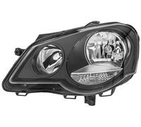 Faros Principales Izquierdos FF Halógeno HELLA Para VW POLO (9N_/ 9A_)