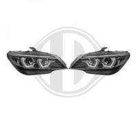 Faros Principales Juego De Faros Para BMW Z4 Roadster ANGEL EYES Negro