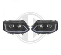 Faros Principales Juego De Faros Para VW Multivan V Transporter Bus TUBE LIGHTS