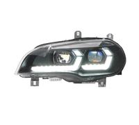 Faros Principales Para BMW E70 Para X5 2007-2013 Faro LED DRL Señal De Giro Carrera Luz Proyector Alto Lente Bifocal Lámpara Cabeza Faro Delantero(2007-2010)