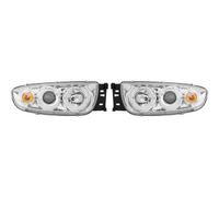 Faros Proyector Con Ojos De Ángel Cromados Para Ford Fiesta 95-99 H1+H1
