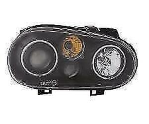 Faros Proyector LHD Con Anillos Negros Para VW Golf MK4 1997-2004 Par E Marcado