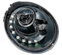 Faros Proyector LHD Par DRL LED Dragón Claro Negro Para VW New Beetle 98-05