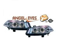Faros Proyector LHD Par Ojos De Ángel Claro Cromado Renault Megane II 02-05