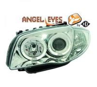 Faros Proyector LHD Par Ojos De Ángel Claro Cromo H7 H7 Para BMW E81 E87
