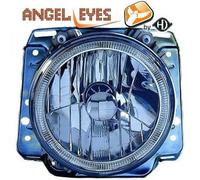 Faros Proyector LHD Par Ojos De Ángel Claro Cromo Para VW Golf II Typ191