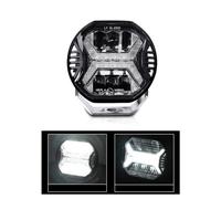 Faros Trabajo Barra Luz Led Obra Para Coche 4 Pulgadas, Luz Conducción DRL Ámbar 12V, Faro Para Jeep, Todoterreno, Barco, Tractor, Camión, 4x4, SUV, ATV Lámpara Conjunto(White DRL 1piece)
