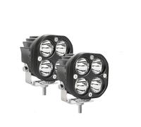 Faros Trabajo Foco Trabajo Led 3 Pulgadas, Luces Antiniebla 12V 24V, Conducción Para Todoterreno 4X4 4WD, Foco Led Para Camión, Coche, ATV, SUV, ATV, UAZ, Moto Lámpara Conjunto(2piece White Light)