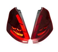Faros Traseras Montaje Para Ford Para Fiesta 2008-2020 VI Hatchback Señal De Giro Secuencial Luces Traseras Rojas Conjunto Par LED Piloto Posterior