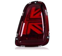 Faros Traseros Luces Traseras Estilo Coche Luz Trasera Para Mini Para Cooper Para R56 R57 R58 R59, Lámpara Trasera + Señal Giro Dinámica + Marcha Atrás + LED Freno Piloto Posterior(Rojo)