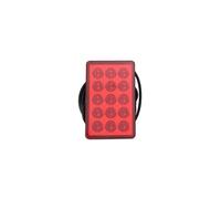 Faros Traseros Luz Piloto Trasera Coche Intermitente Luz Trasera Freno Coche Lámpara Alerón Advertencia Portátil Seguridad Coche Lámpara Freno Lámpara(No 02)