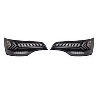 Faros Traseros Para Para Q7 2006-2015 Conjunto Luz Trasera DRL Freno Marcha Atrás Lámpara Parada Accesorios Para Automóviles Par Lámpara Trasera Coche Lámpara Freno Lámpara(2PCS Smoke,2010-2015 Year)