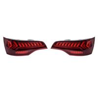 Faros Traseros Para Para Q7 2006-2015 Conjunto Luz Trasera DRL Freno Marcha Atrás Lámpara Parada Accesorios Para Automóviles Par Lámpara Trasera Coche Lámpara Freno Lámpara(2PCS Red,2010-2015 Year)