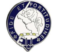 Farquharson Insignia de Solapa del Clan Escocés Color Dorado, Broche Tradicional de Herencia, Pin de Escocia, Regalo Auténtico Escocés