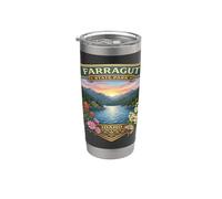 Farragut State Park Idaho - Recuerdo de pesca y senderismo Vaso térmico de acero inoxidable de doble pared