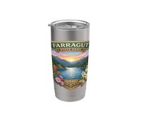 Farragut State Park Idaho - Recuerdo de pesca y senderismo Vaso térmico de acero inoxidable de doble pared